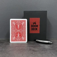 boom deck magic tricks close up magia signed playing card appearing from poker deck magie illusion for professional magicians