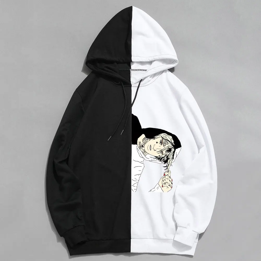 Мужская/Женская толстовка с капюшоном Rip Lil Peep Hoodie2019 Повседневная Толстовка