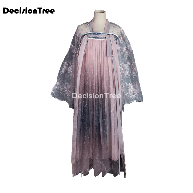 2021 traditional women tang ancient chinese costume beautiful dance hanfu princess dynasty flower dress |