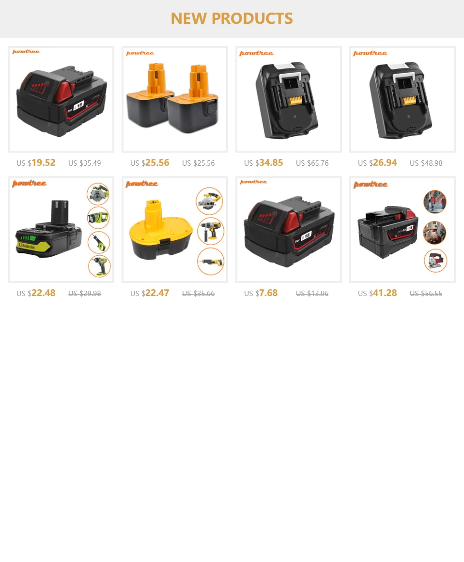 Powtree для Makita высокого Ёмкость 18V 4000 мА/ч, BL1830 Мощность инструменты литий-ионная Батарея Замена LXT400 BL1815 BL1840 BL1850 BL1860 L50