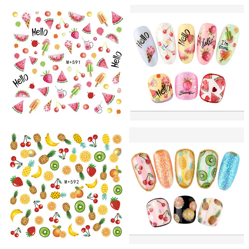 Водная наклейка для ногтей 1 шт. наклейки с фламинго дизайна слайдер маникюра