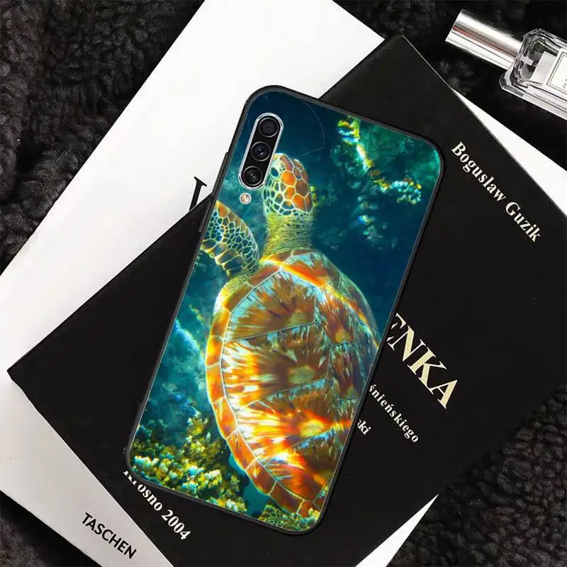 

Marine green turtle tortoise Phone Case For Samsung Galaxy M10 20 30 A 40 50 70 71 6S A2 A6 A9 2018 J7 CORE PLUS STAR S10 5G C8