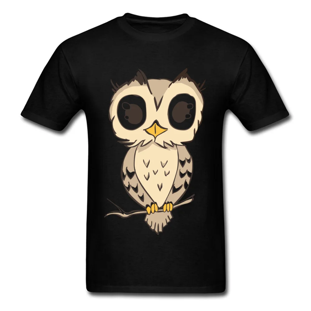 

Nerd Owl TShirt Men Funny T-shirt April Fools Day Clothes Black T Shirts Cartoon Tops Geek Cotton Sweatshirts Quality No Fade
