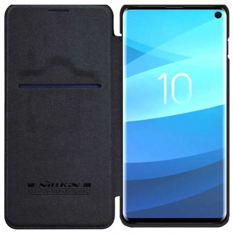 Чехол-книжка для samsung Galaxy S10 Plus Nillkin, винтажная серия Qin, бумажник, флип-чехол из искусственной кожи, чехол для samsung S10 s10e