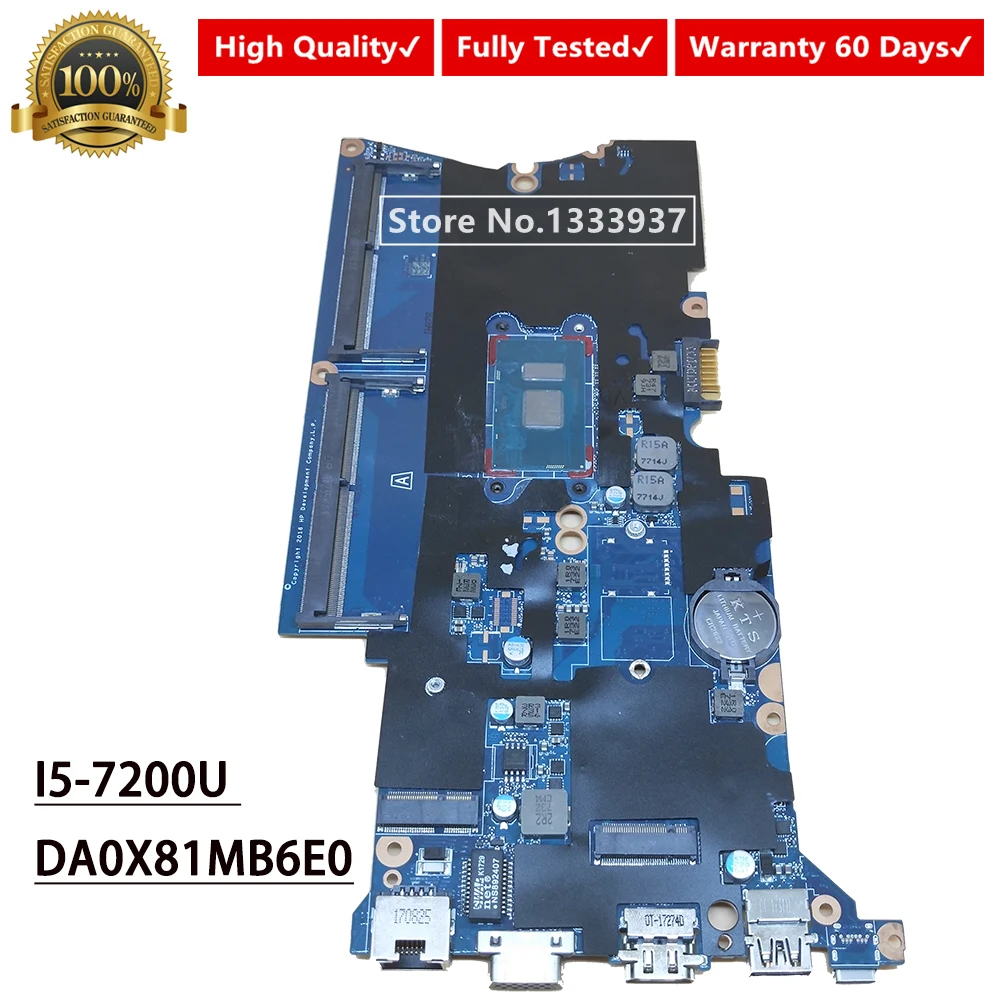 Bestellen DA0X81MB6E0 Laptop Motherboard Für HP Probook 440-G4 430-G4 440 G4 430 G4 WICHTIGSTEN BORD I5-7200 SR342 SR2ZU
