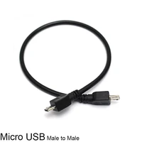 1pcs 25cm micro usb male to micro male 5pin converter otg adapter data cable