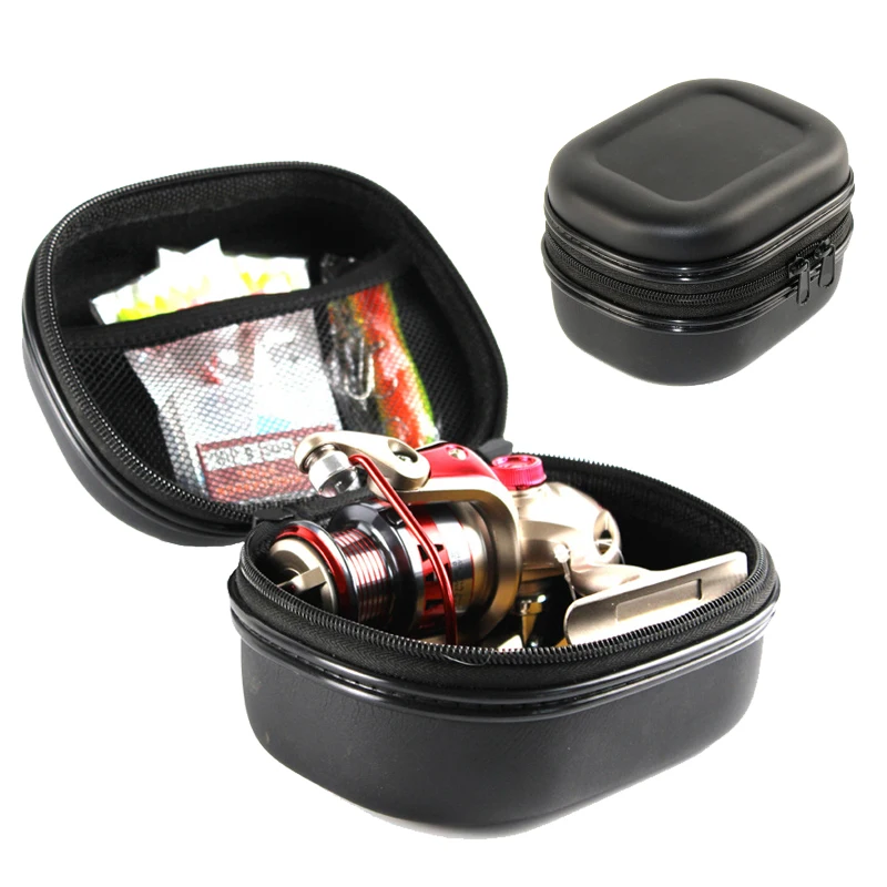 Портативная сумка для рыбной катушки чехол спиннинга черный прочный защитный