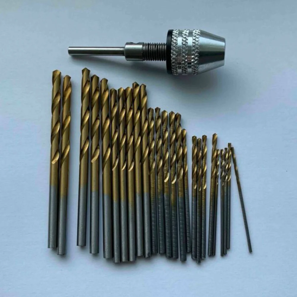 

1mm 1.5mm 2mm 2.5mm 3mm Mini Drill Kit Chuck Drill Drill Bit Chuck Adapter