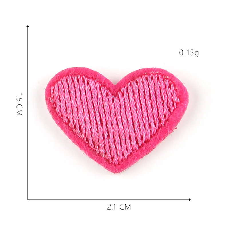 1-PCS-K-7 Любовь одежда патчи железа на полосы для значки-наклейки на одежду сердца вышивки аппликации@ G - Цвет: 1-PCS-K-7
