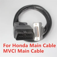 acheheng diagnostic tool cables obdii 16pin to 26pin cable obd2 16pin mvci scanner tool connector for honda main test cable