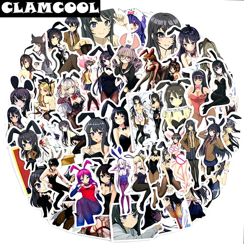 50 шт. японская анимация отбеливатель наклейки для скрапбукинга скейтборд багаж