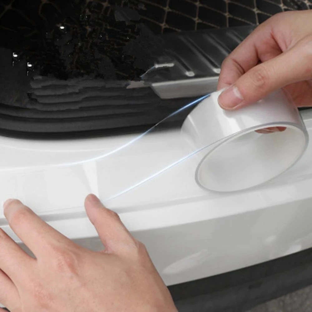 

Car Stickers Protector Car Door Sill Sticker Scratchproof Stickers Protector Nano Tape Auto Bumper Strip Car Protect