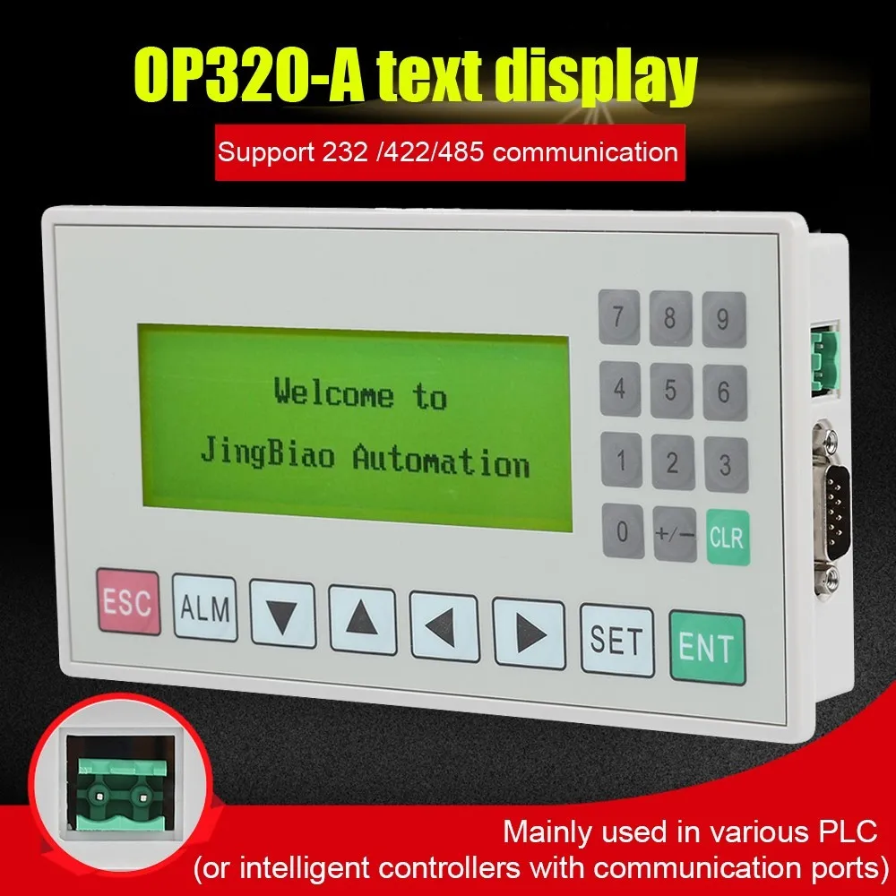 

OP320-A Text Display 3.7 inch HMI Support 232 /422/ 485 Communication
