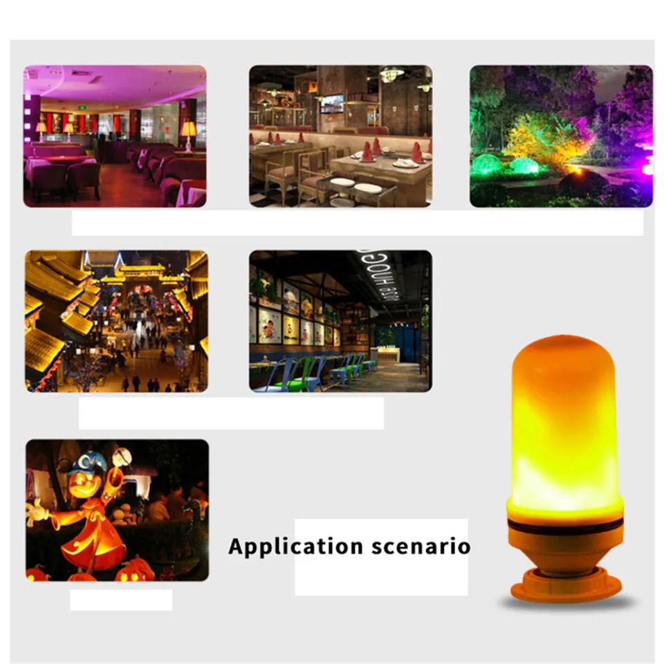 Более дешевый новый дизайн 4 режима E27 Светодиодный светильник с эффектом