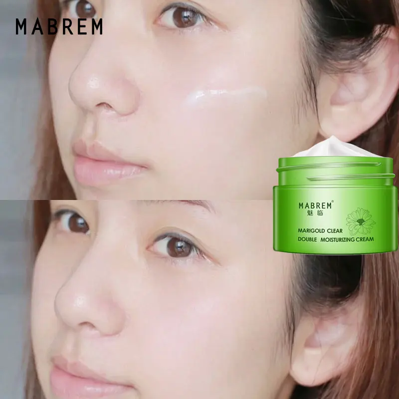 Двойной увлажняющий крем Календула 2 шт. омолаживающий отбеливающий