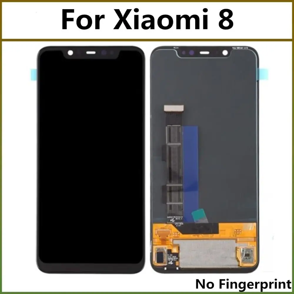 

2248x1080 черный ЖК-дисплей для XIAO MI 8 8 LITE ЖК-дисплей с сенсорным экраном дигитайзер сборка для Xiaomi 8 Mi8 LCDs
