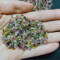 100g tourmaline stone natural crystals quartz stone colorful irregular energy gem gemstones crushed healing diy bonsai decor