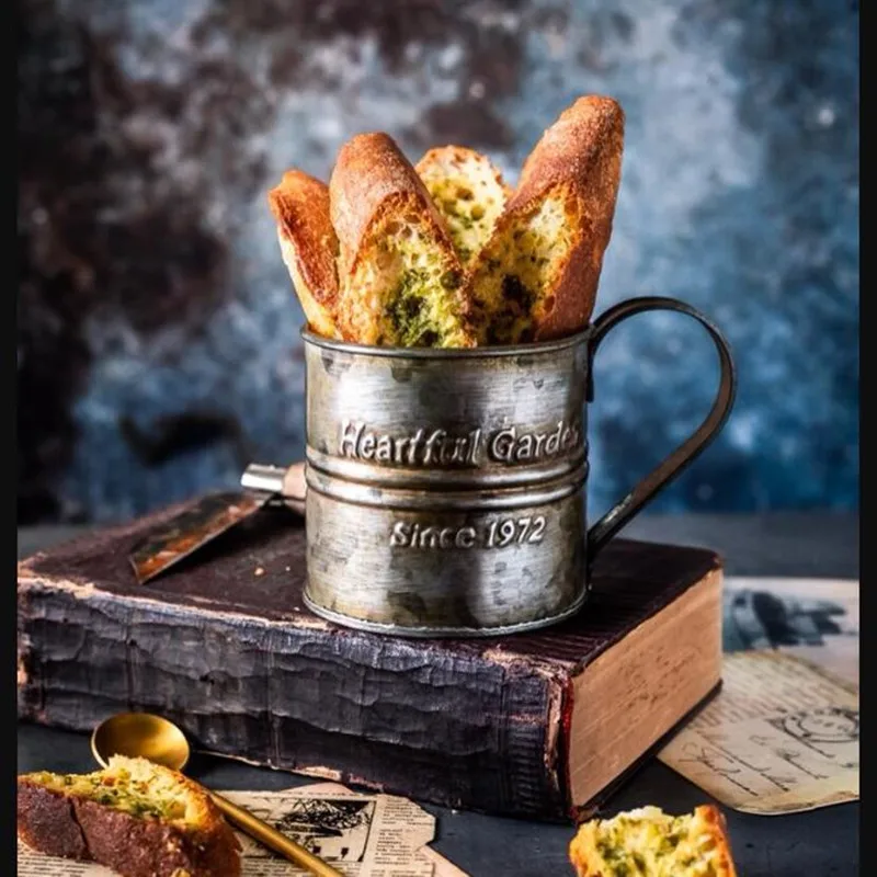 Кружка для кофе в стиле ретро железная кофейная кружка с винтажной ручкой воды