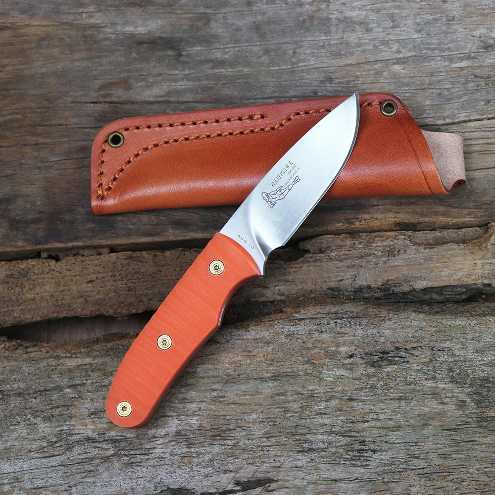 Инструменты Shengshi фиксированное зеркальное лезвие оранжевая Ручка G10