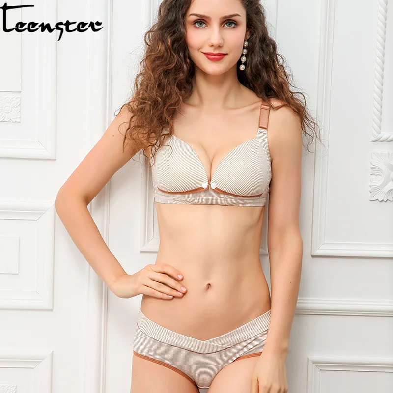 Бюстгальтер для грудного вскармливания подростков и трусики Одежда беременных