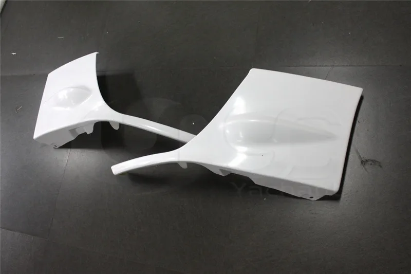 Автомобильный Стайлинг FRP стекловолокно передний бампер колпачки 2 шт подходит