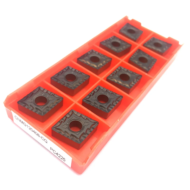 10 шт. CNMG120408 CQ PC4225 CNMG120404 CNMG120412 твердосплавные вставки высокое качество внутренний