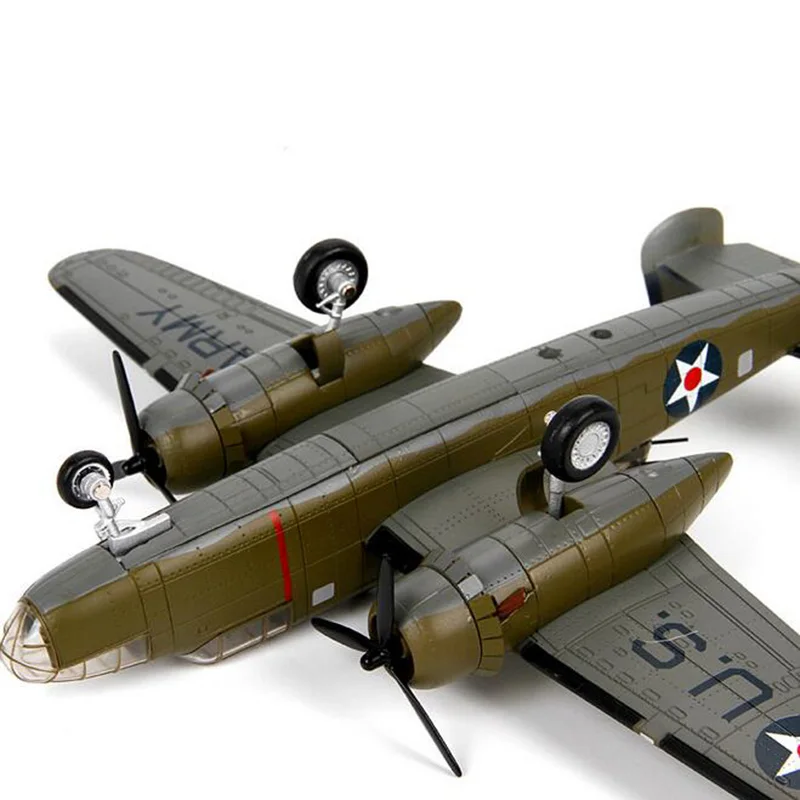 

1/72 Classic B-25 Bomber World War II Fighter Army Aircraft Airplane Static Models Adult Children Toys Military Plane Souvenirs
