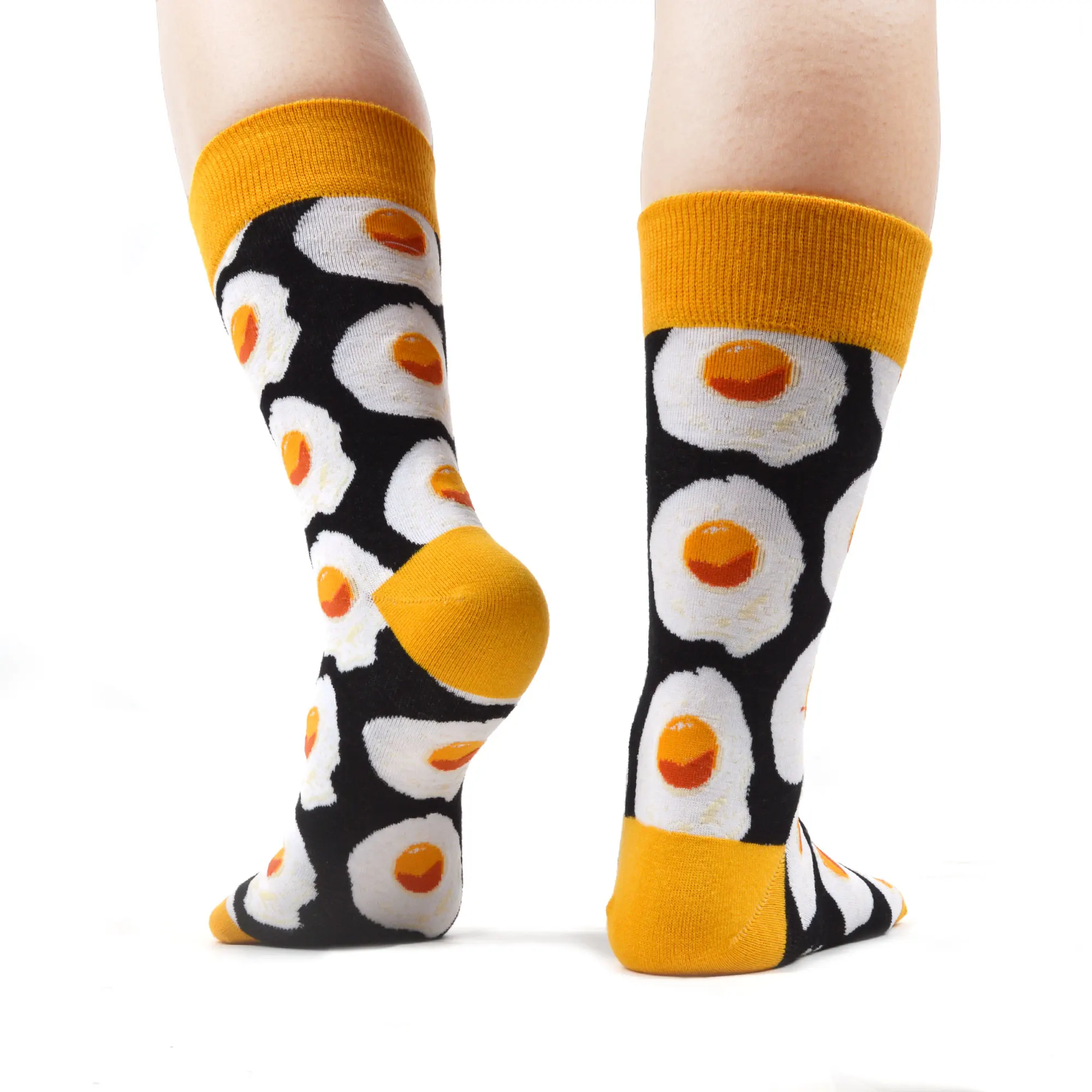 SANZETTI 10 Pairs Women Socks Combed Cotton Colorful Fun Happy Cute Sushi Fashion Flowers Pattern Wedding Dress Popular Socks
