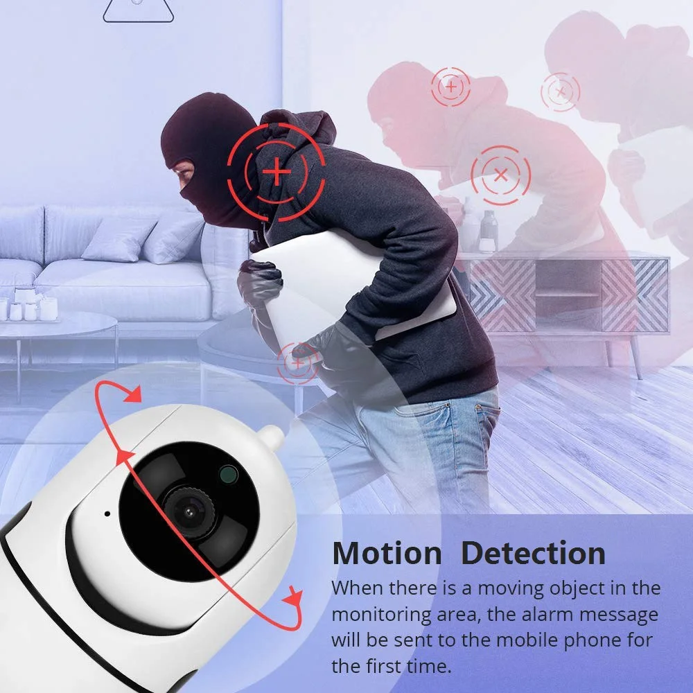 Мини 1080P HD Wi-Fi облачная IP Камера PTZ Pan Tilt P2P беспроводная веб-камера видеонаблюдения двухстороннее аудио видеоняня H.265