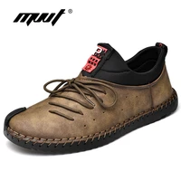 new fashion leather men casual shoes handmade men shoes vintage loafers men flats hot sale moccasins sneakers big size