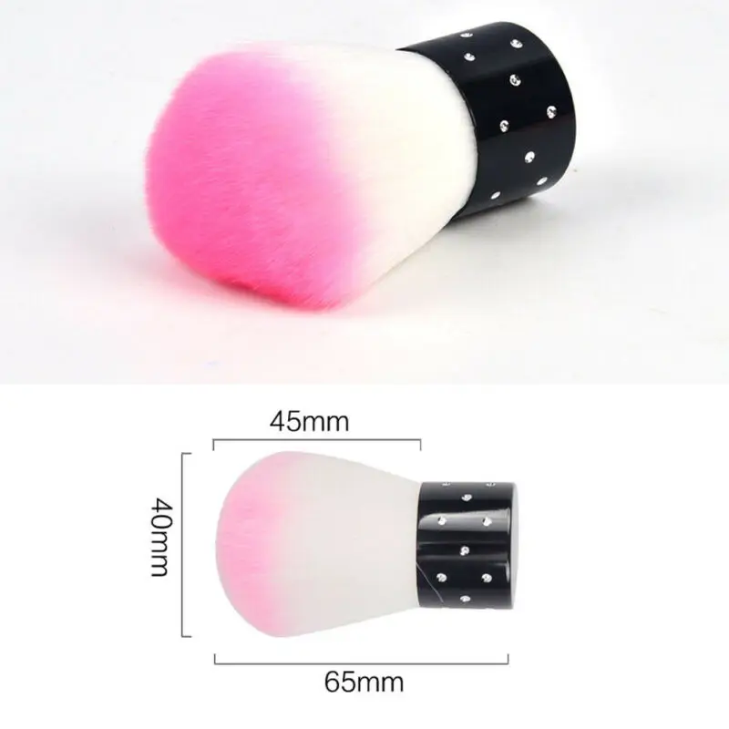 1 шт. щеточка для чистки ногтей удаляет пыль чистящий порошок акрилового УФ-геля