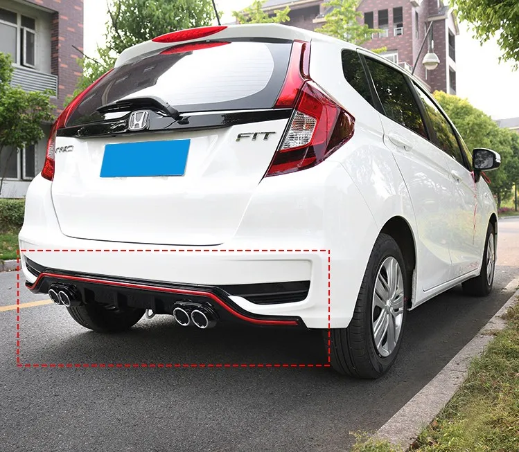 Для Honda Fit JAZZ задний спойлер бампер диффузор защита для 2018-2020 jazz Комплект кузова
