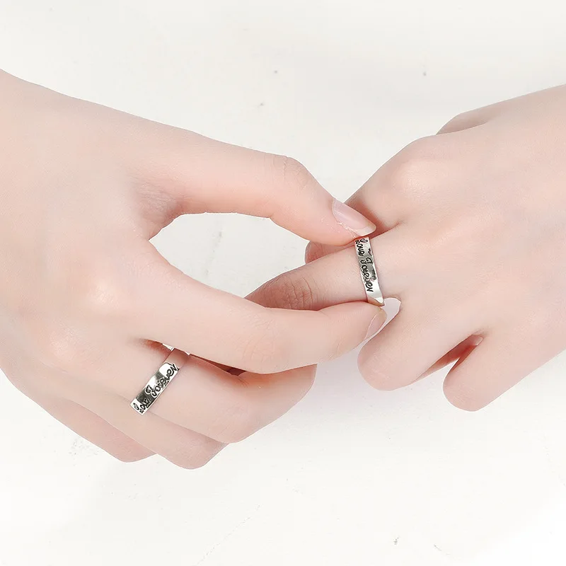 Обручальное кольцо S925 стерлингового серебра тренд с цирконием ювелирное изделие