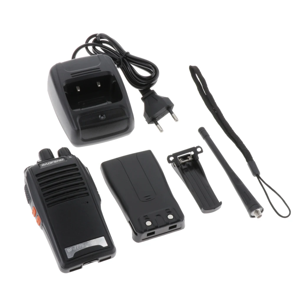 Baofeng 1 Piece Walkie Talkie BF777s Baofeng BF-777s with earphone 5W 16CH UHF Interphone BaoFeng 777S Two-Way Radio Ham Radio