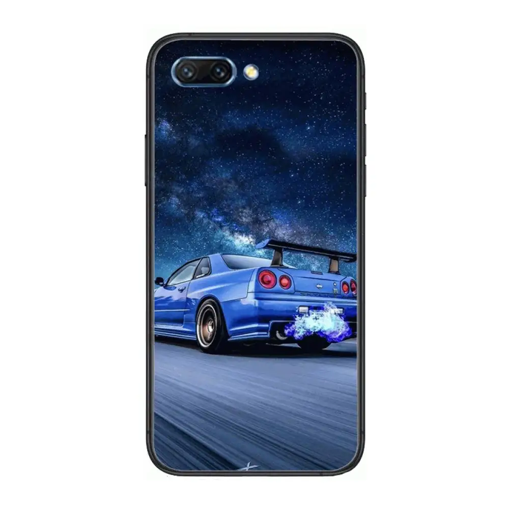 

JDM Tokyo drift sports car clear Phone Case For Huawei Honor 10 9 8 7 N Pro Lite A C RU Black Etui Coque Hoesjes comic fashion