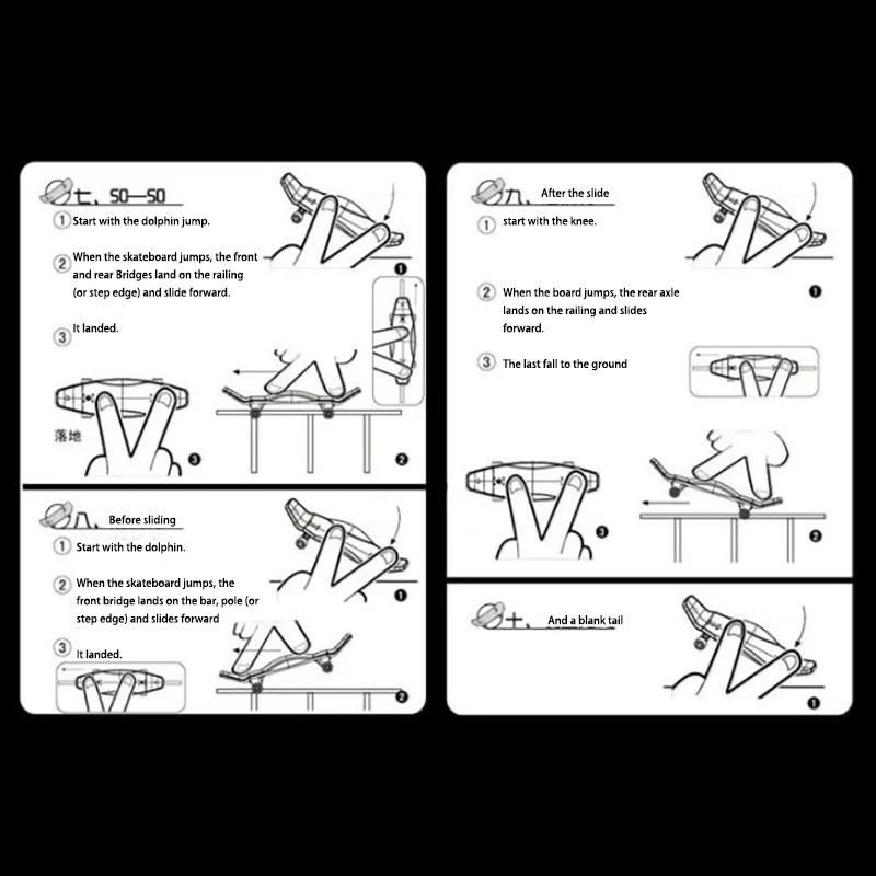 Симпатичный мини-скейтборд на палец фингерборд пластиковая искусственная