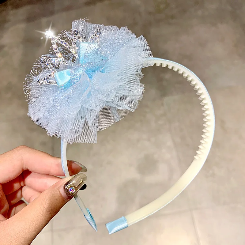 Ncmama повязки на голову для девушек Детские Корона повязка с блестками