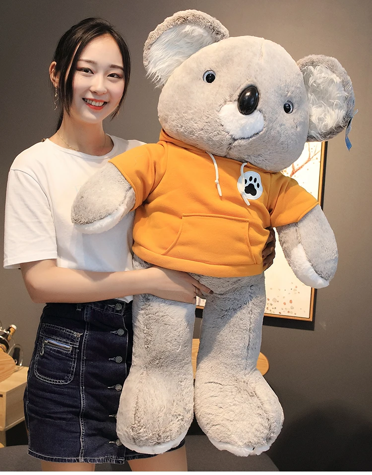 

Big Giant Koala with T-shirt Plush Toy Soft Stuffed Koala Bear Doll Toys Kids Toys For Girls Birthday Gift