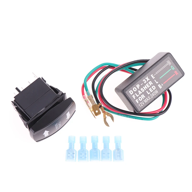 

Universal Motorcycle LED Flasher Relay 12V 3 Pin Indicator Light Turn Signal Blinker Relay for Car Motorcycle ATV