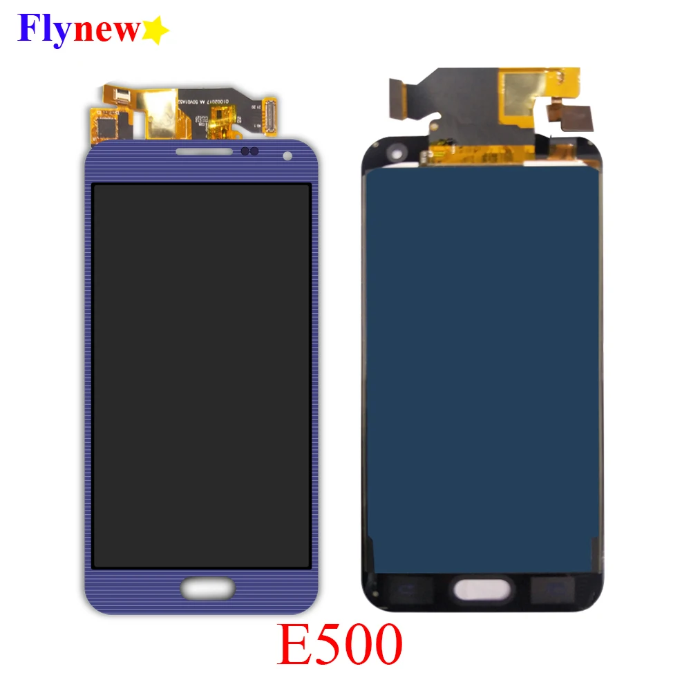 ЖК дисплей 5 0 дюйма запасные части для SAMSUNG Galaxy E5 E500 E500M E500F E500H сенсорный экран
