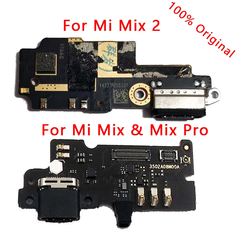 Оригинальный Для Xiaomi Mi Mix 2 USB разъем зарядное устройство плата Dork гибкий кабель