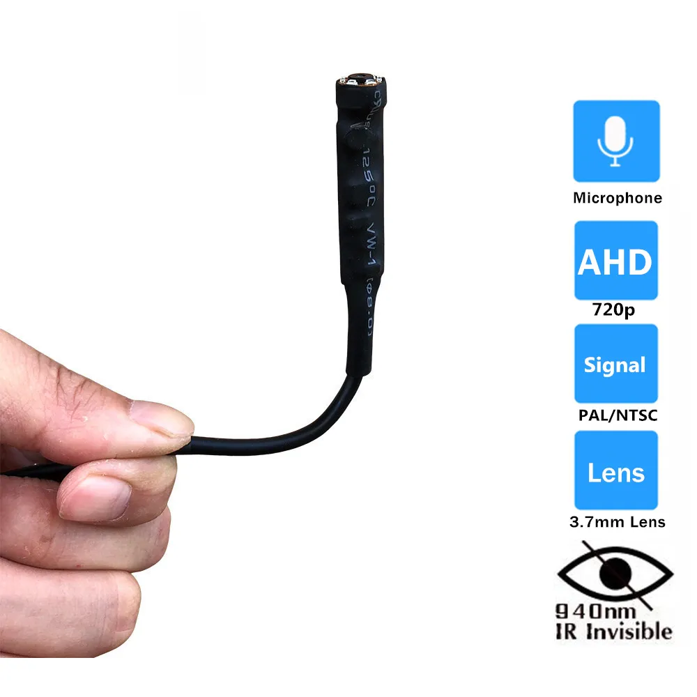 OwlCat мини камера видеонаблюдения AHD PAL NTSC HD 720P 3 7 мм объектив нм невидимое ночное