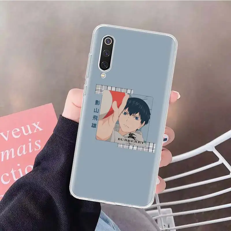 Чехол для телефона с рисунком волейбола Haikyuu Xiaomi Poco X3 Pro X5 X4 Nfc M3 M2 M4 F3 F2 F1 GT Mi Note 10 Lite