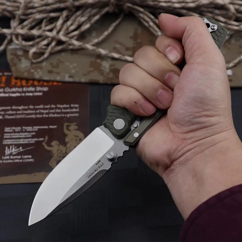 Складной нож S35VN blade G10 алюминиевая ручка карманный тактический Клинок для