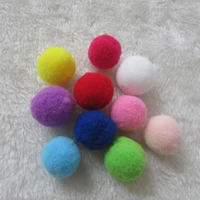 100 pcs 2 5 cm pompoms soft pom poms fur ball arts toys crafts diy apparel sewing fabric supplies wedding home decoration