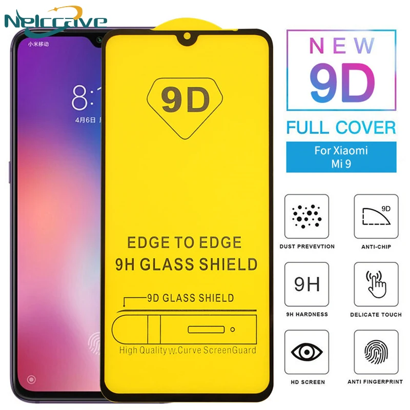 10 шт. 9D изогнутое закаленное стекло с полным покрытием для Xiaomi Mi 9 SE 9X CC9 CC9E 9T 8X8 Pro 8 Lite Защитная пленка для экрана