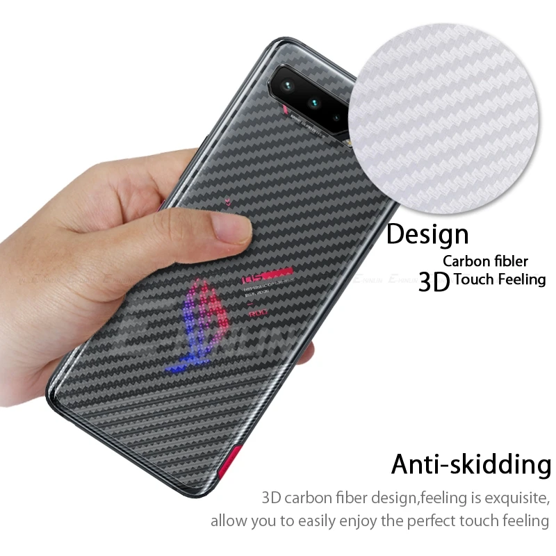 3D задняя крышка из углеродного волокна защитная пленка для ASUS ZenFone 3 ROG Phone 5 ZE520KL