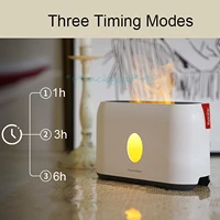 comfortable air humidifier night flame aromatherapy light mist maker fogger led lamp office bedroom ultrasonic aroma diffuser