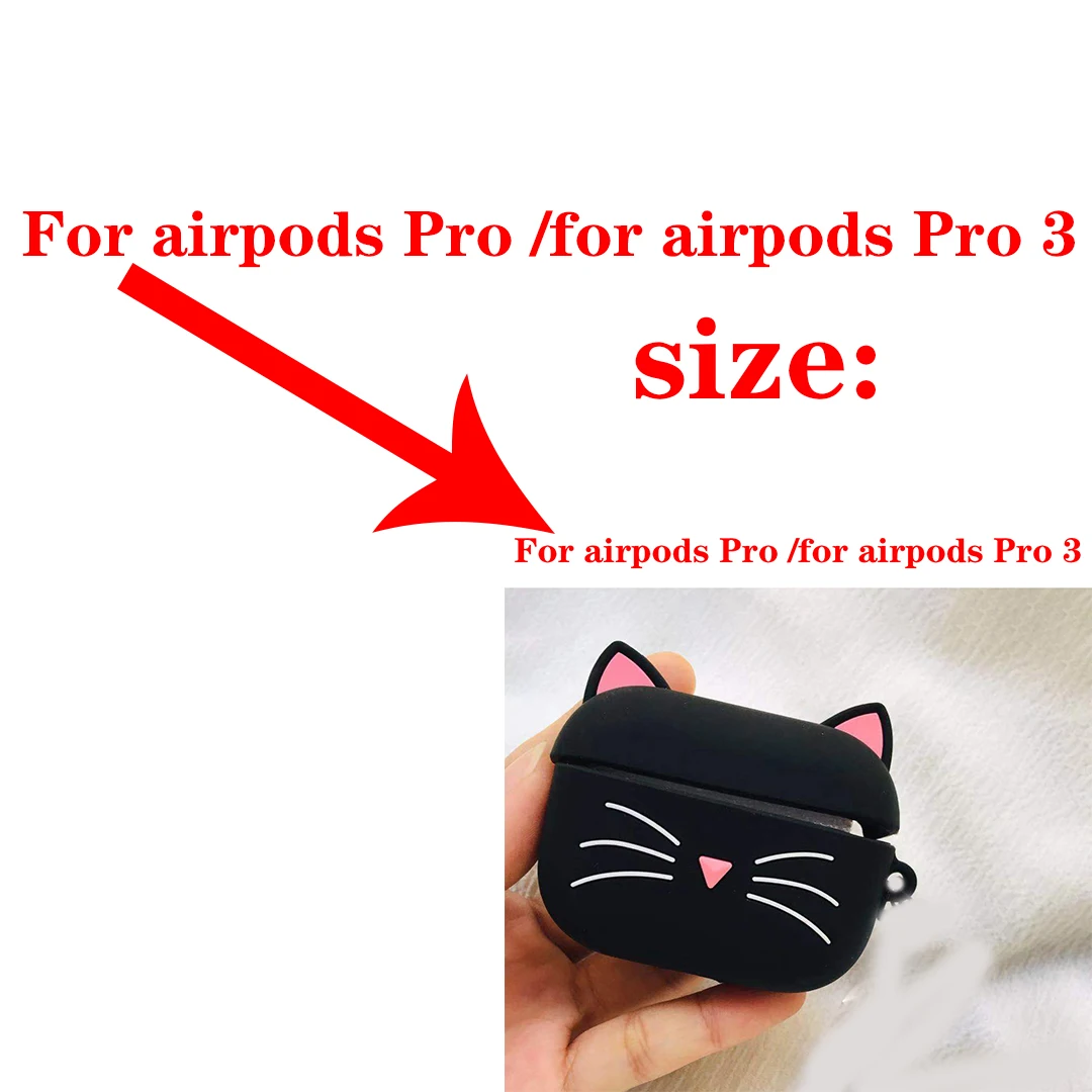 Для airpods Pro Чехол для airpods 1/2 милый единорог мультфильм силиконовый защитный чехол для air pods Pro 3 чехол наушники Funda чехол