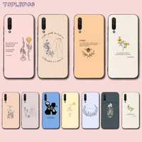 toplbpcs great aesthetic flower art custom soft phone case for xiaomi mi 9 8 10 5 6 lite f1 se max 3 2 mix 2s